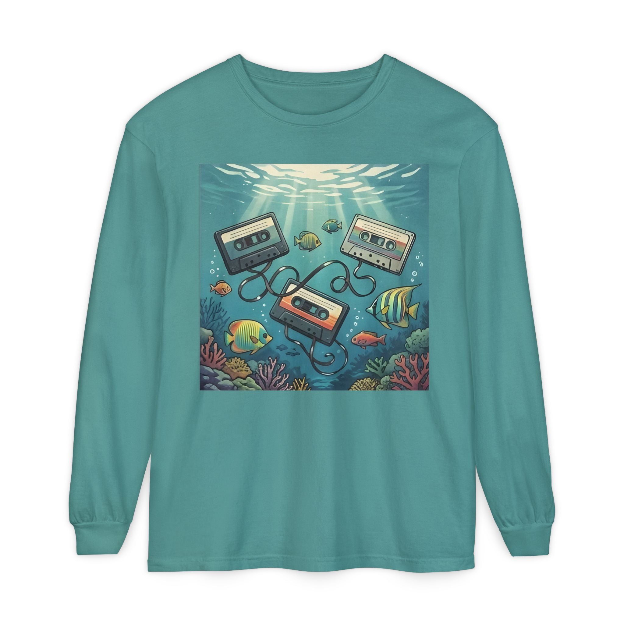 Underwater Cassette Tapes | Long Sleeve Shirt