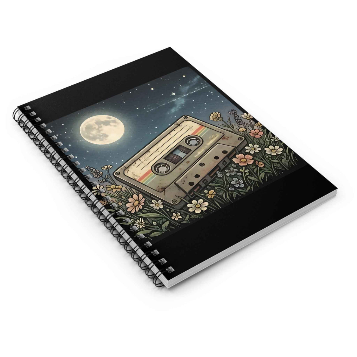 Cassette Moon | Spiral Bound Notebook