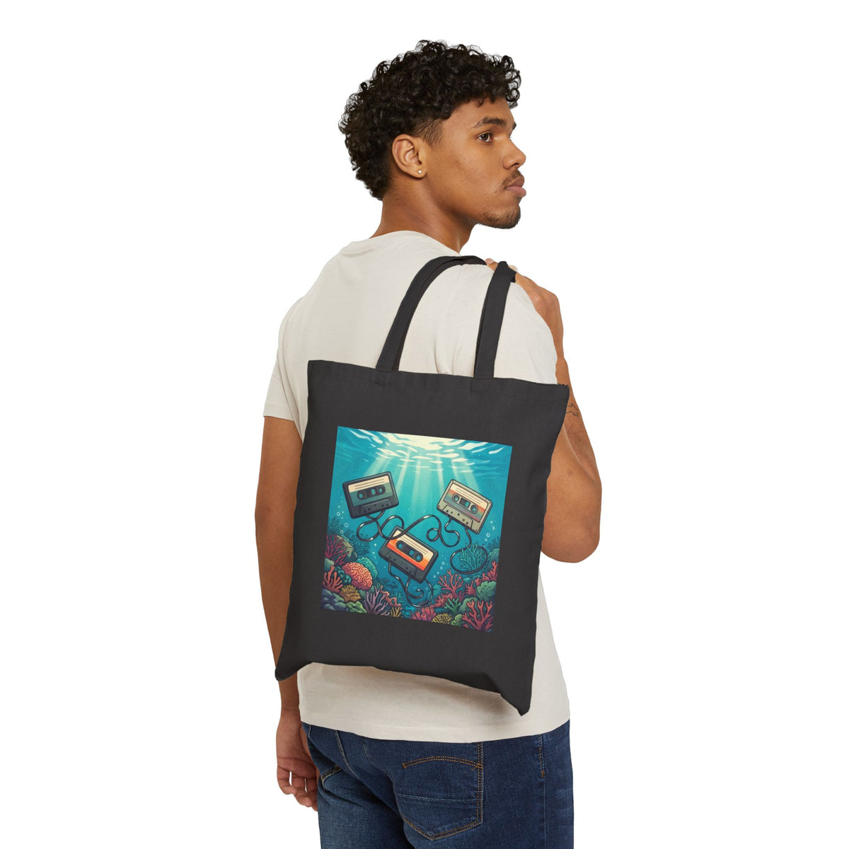 Oceanic Frequency | Canvas Tote Bag