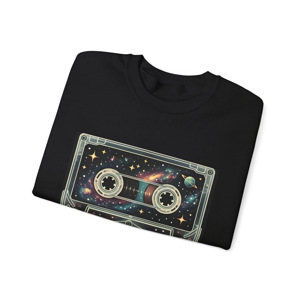 Galaxy Cassette Tape | Crewneck Sweatshirt