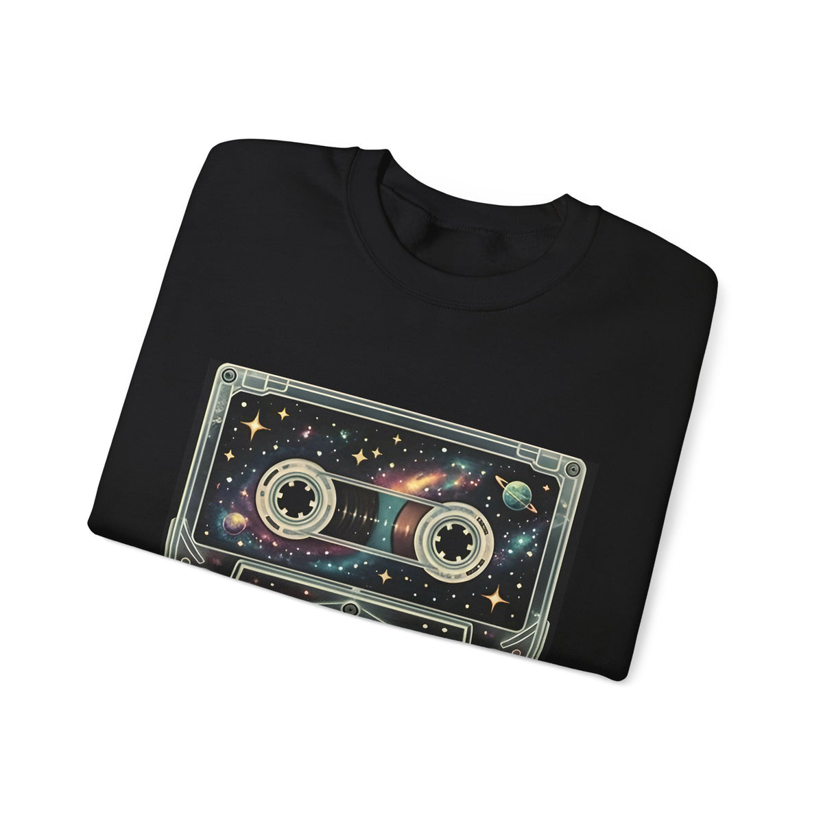 Galaxy Cassette Tape | Crewneck Sweatshirt