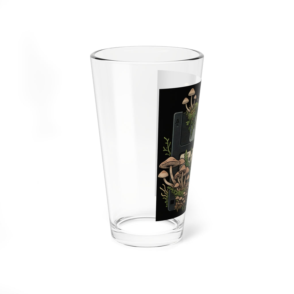 Floppy Disk | 16 oz Glass