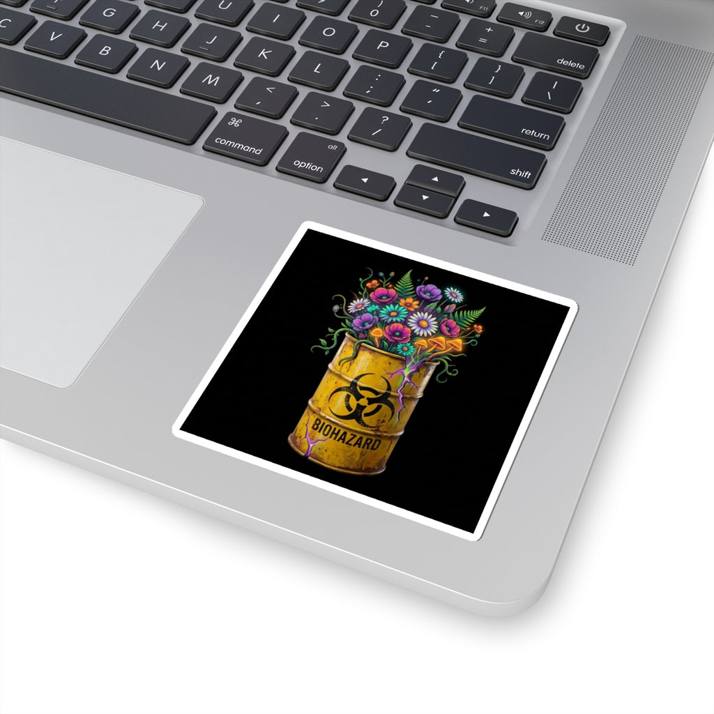 Biohazard Bloom | Kiss-Cut Sticker