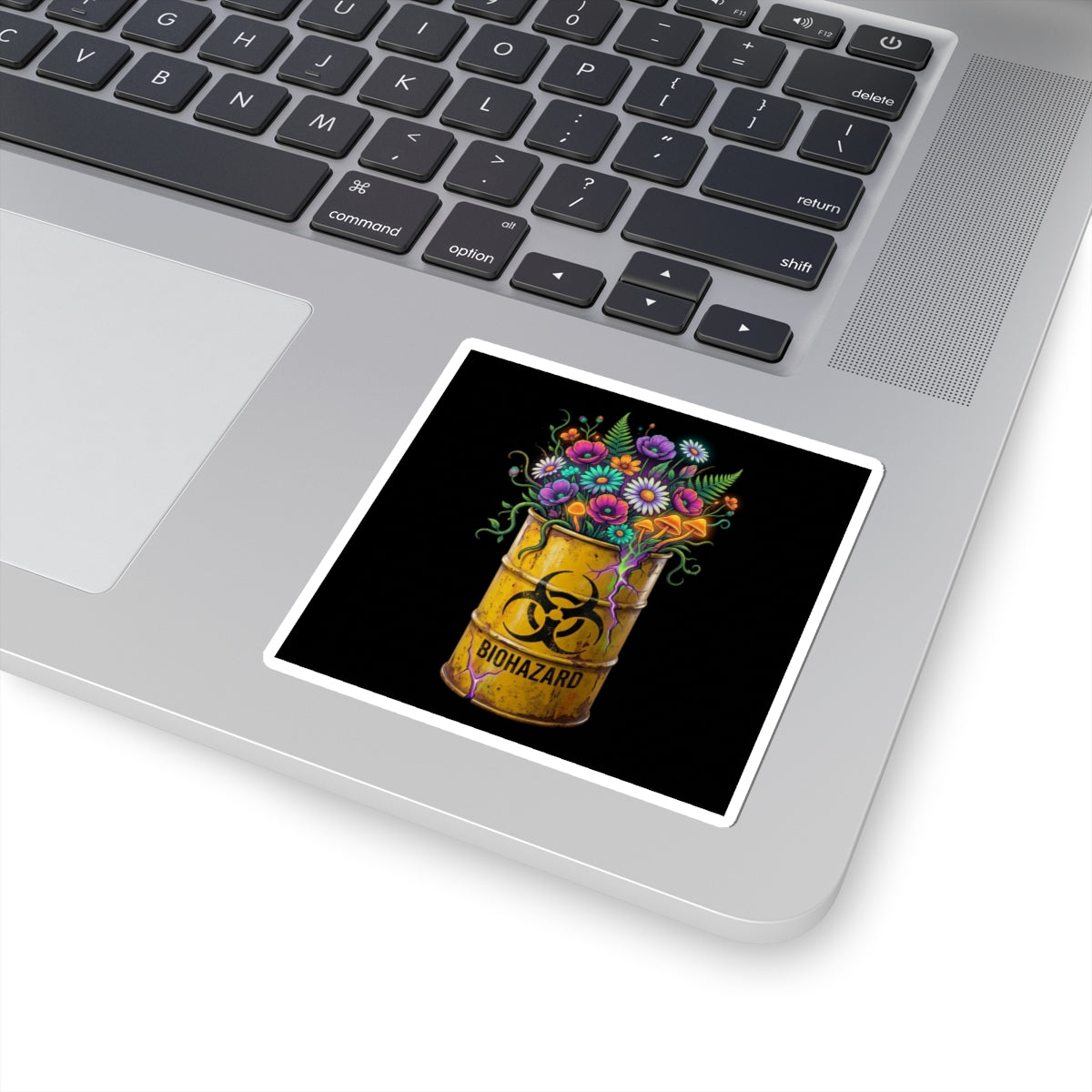 Biohazard Bloom | Kiss-Cut Sticker
