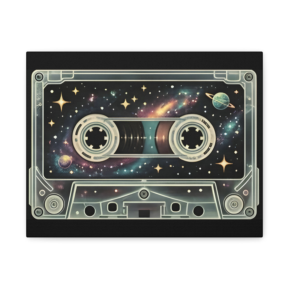Galaxy Cassette Tape | Matte Canvas