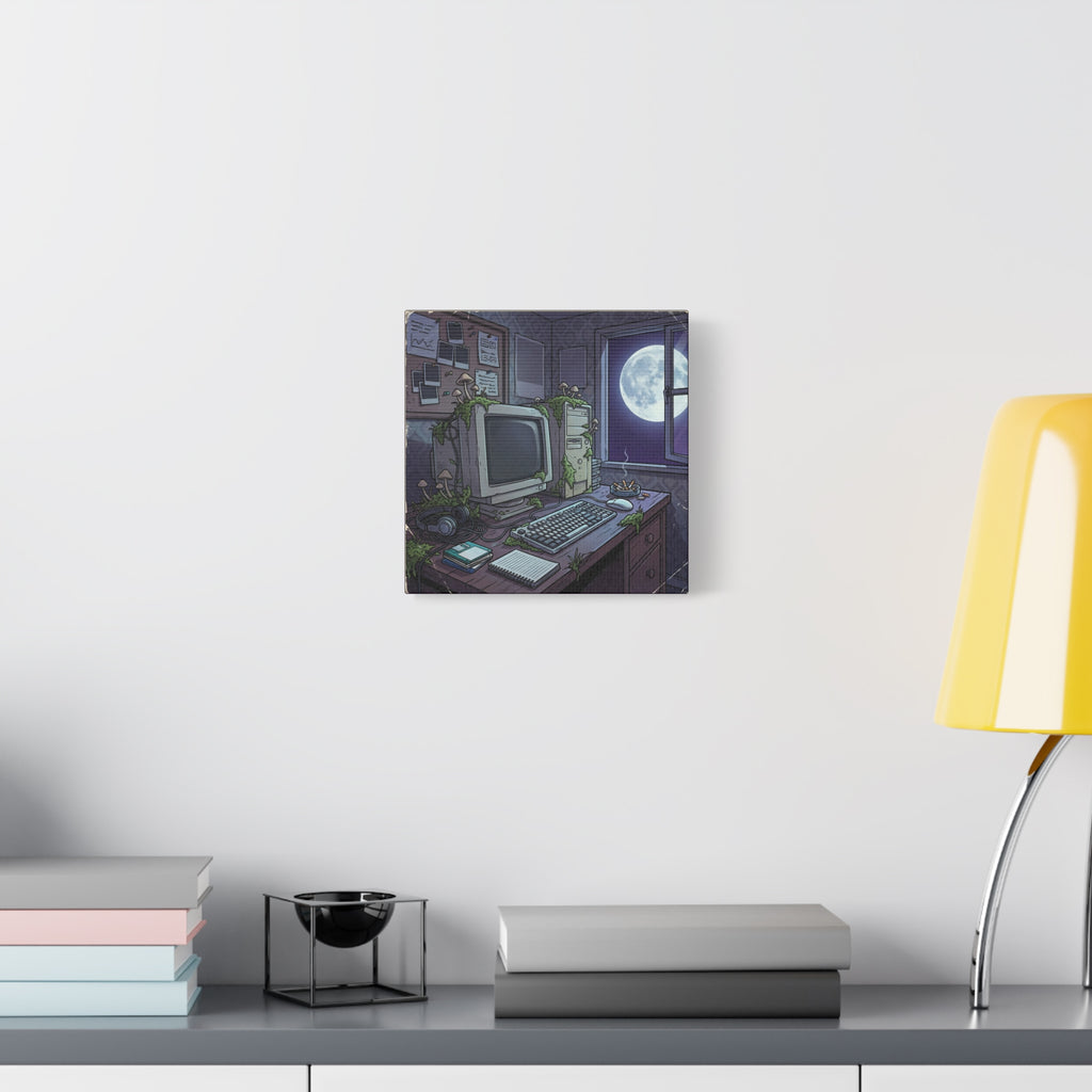 Midnight Terminal | Matte Canvas