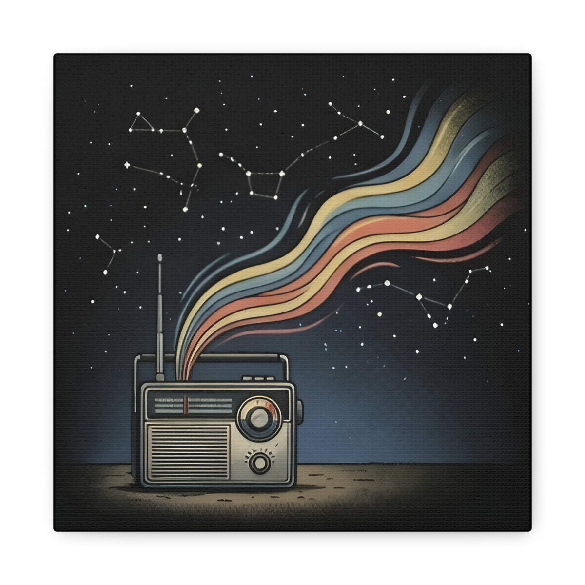 Radio Constellations | Matte Canvas