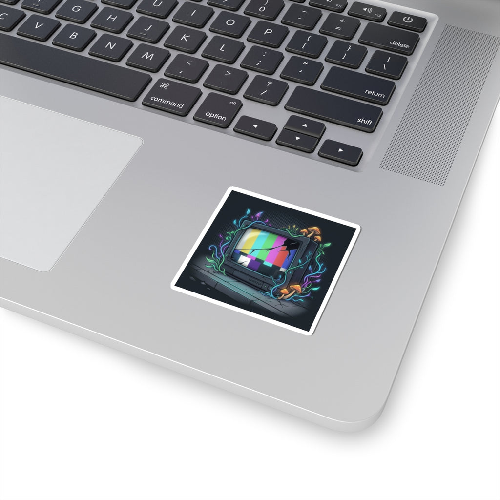 Overgrown Test Screen | Kiss-Cut Sticker