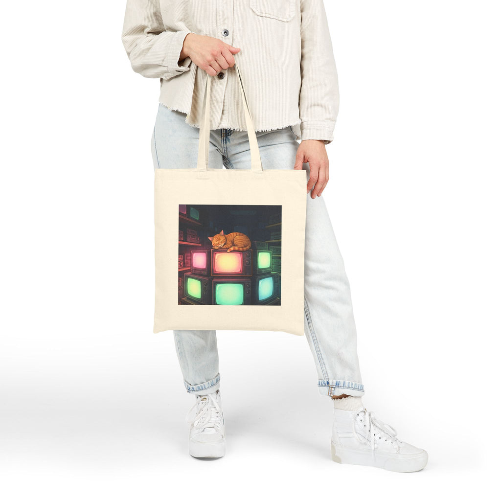 Warm Static | Canvas Tote Bag