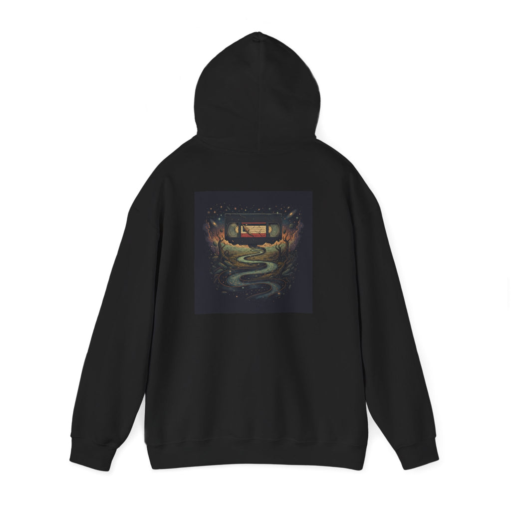 Cosmic Rewind | Print on Back Hoodie