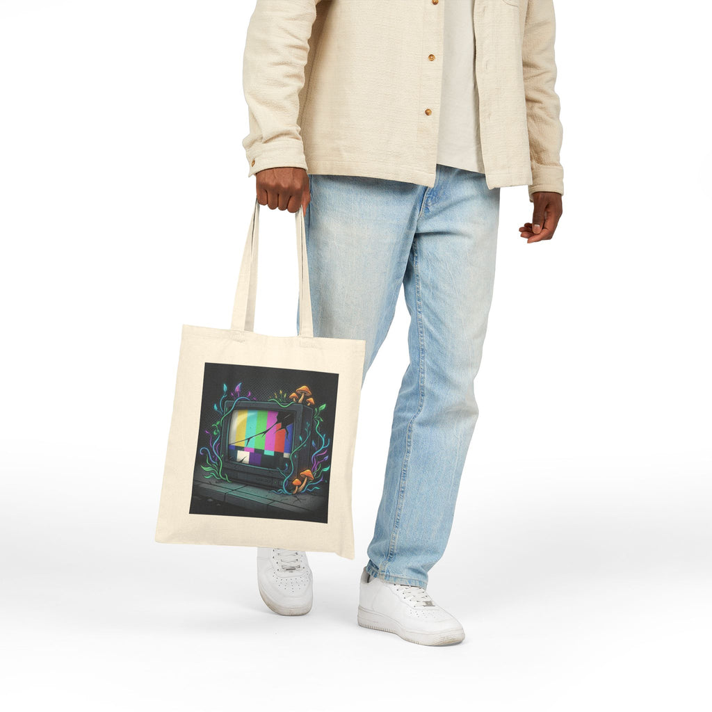Overgrown Test Screen | Canvas Tote Bag