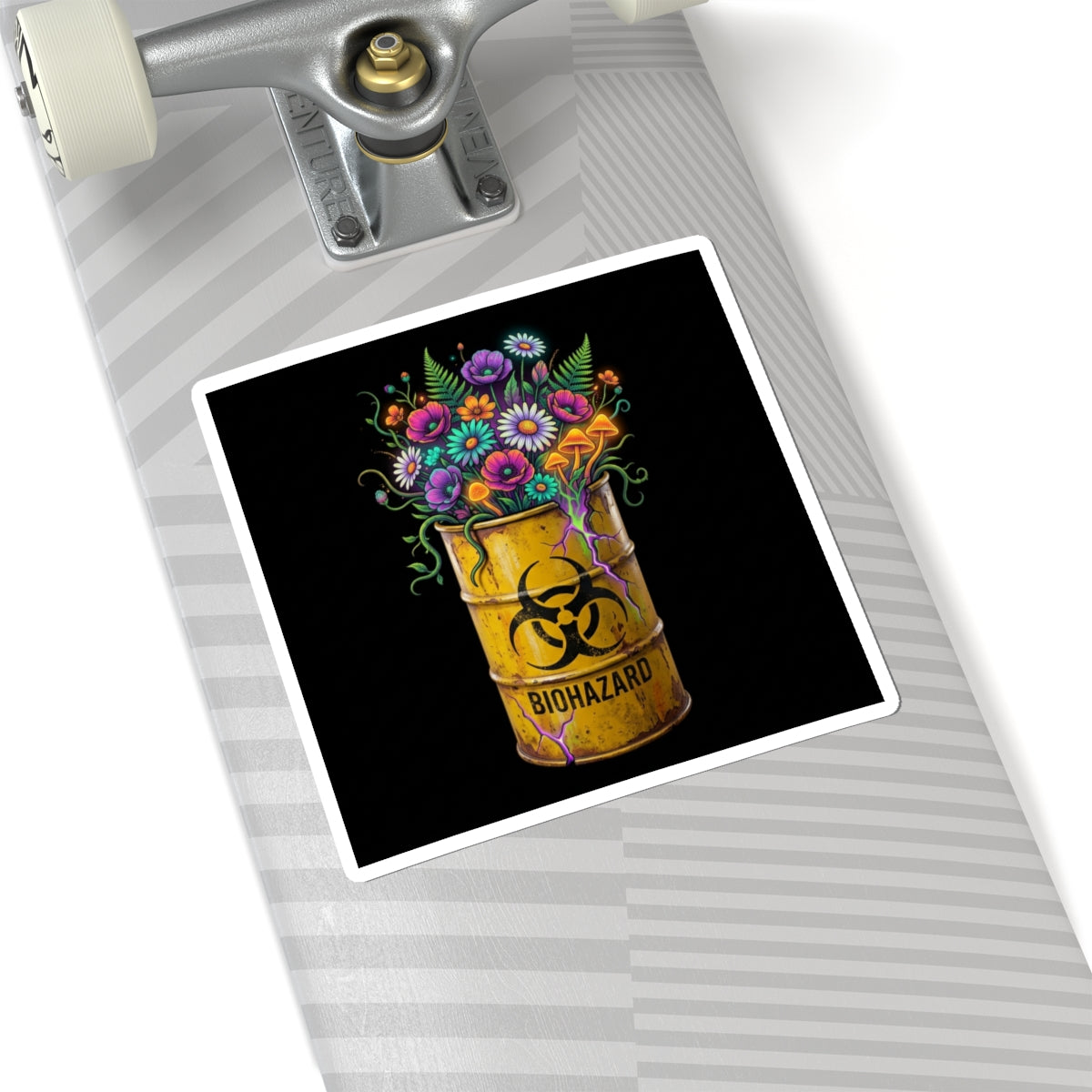 Biohazard Bloom | Kiss-Cut Sticker