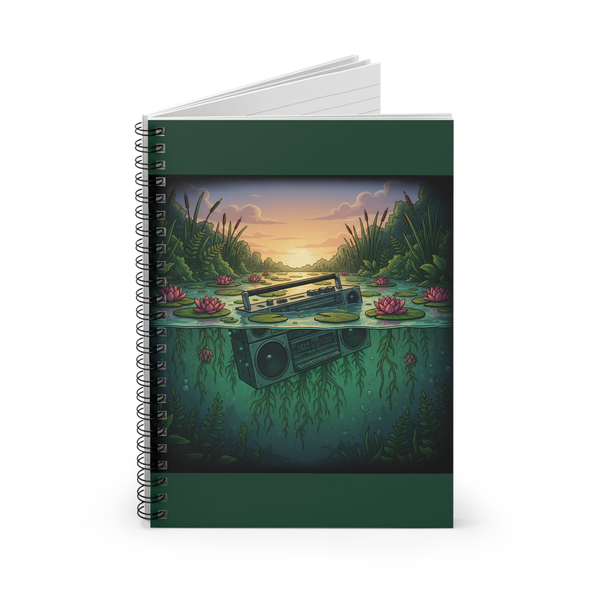 Submerged Frequency | Spiral Bound Notebook
