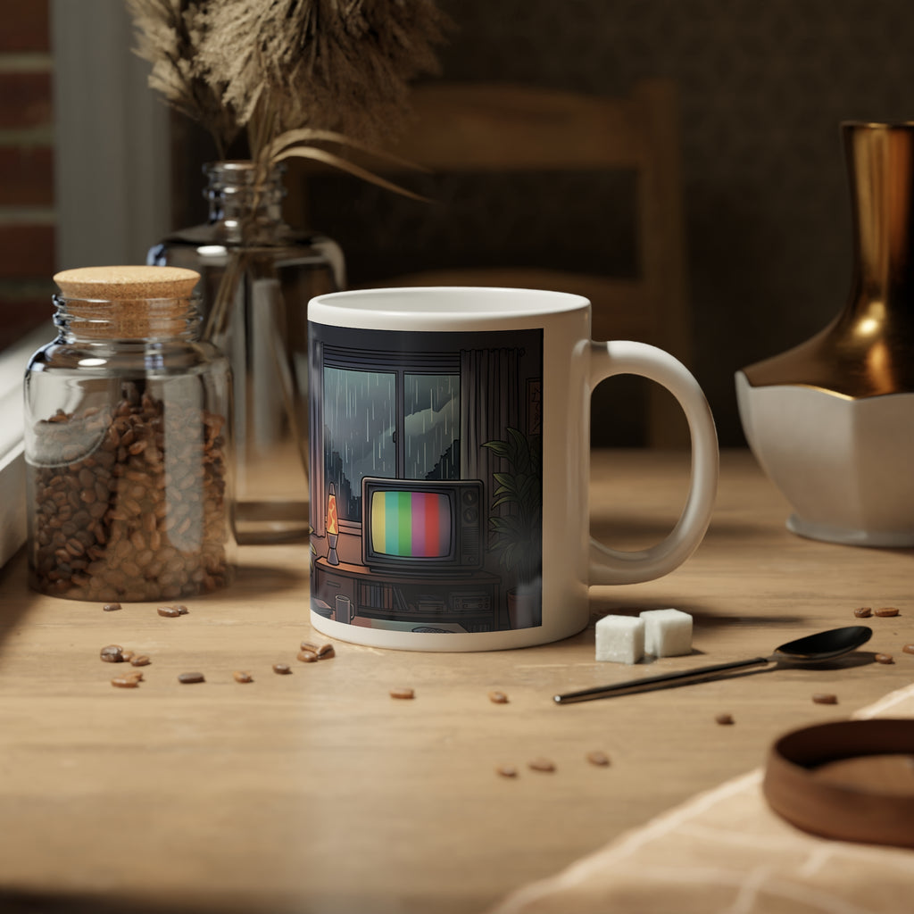 Rainy Night Broadcast | 20 oz Coffee Mug
