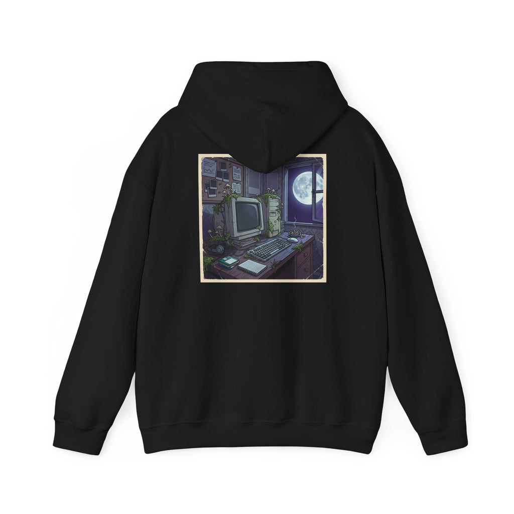 Midnight Terminal | Print on Back Hoodie