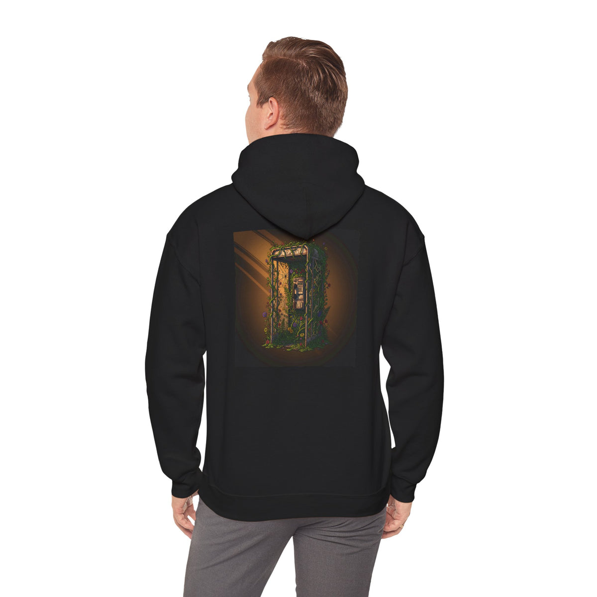 Overgrown Signal | Print on Back Hoodie