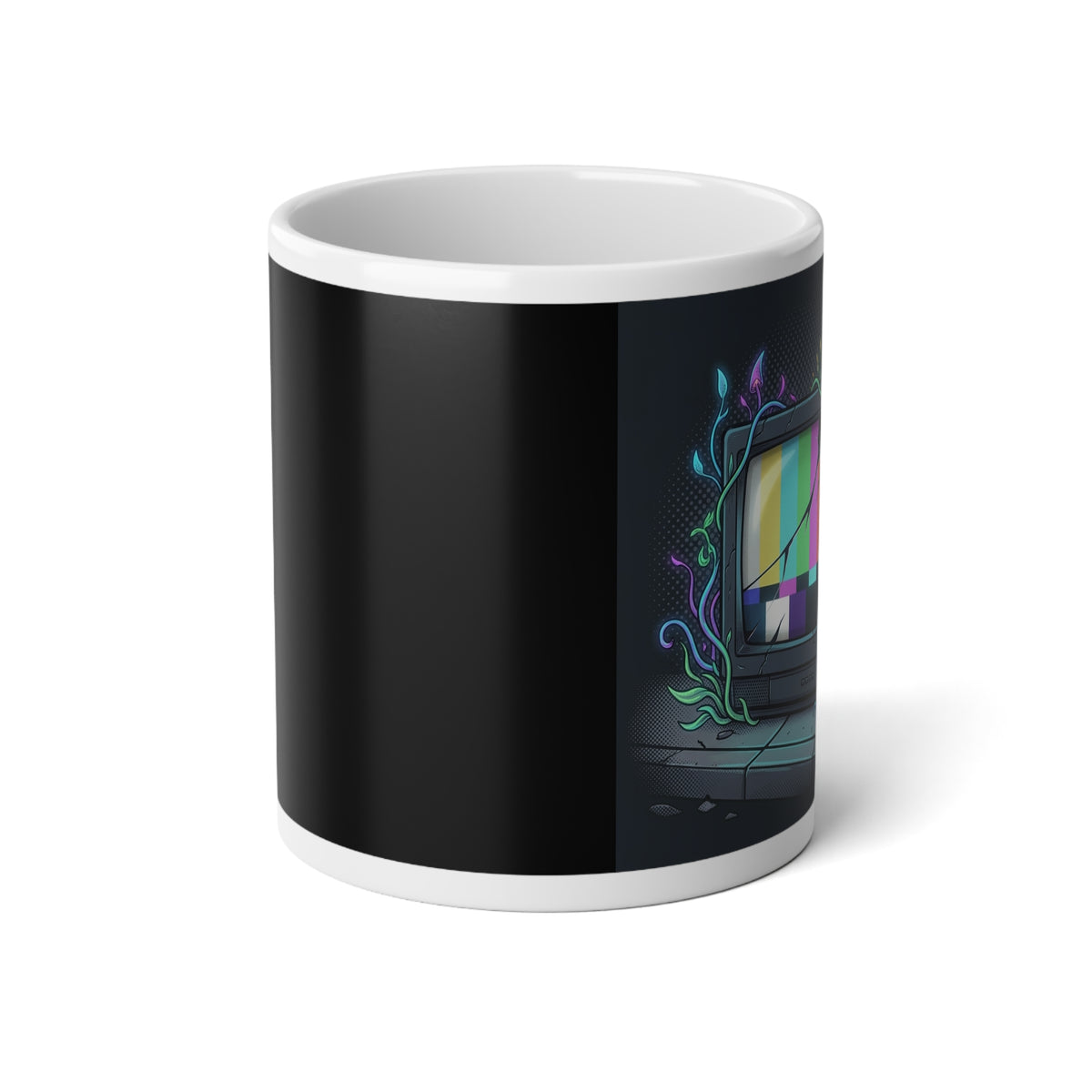 Overgrown Test Screen | 20 oz Coffee Mug