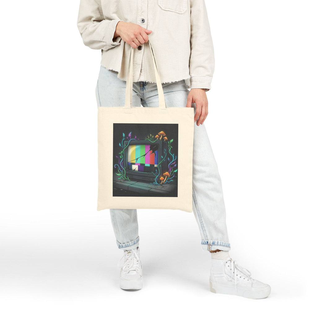 Overgrown Test Screen | Canvas Tote Bag