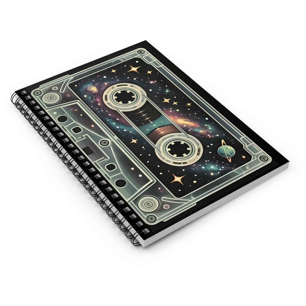 Galaxy Cassette | Spiral Bound Notebook