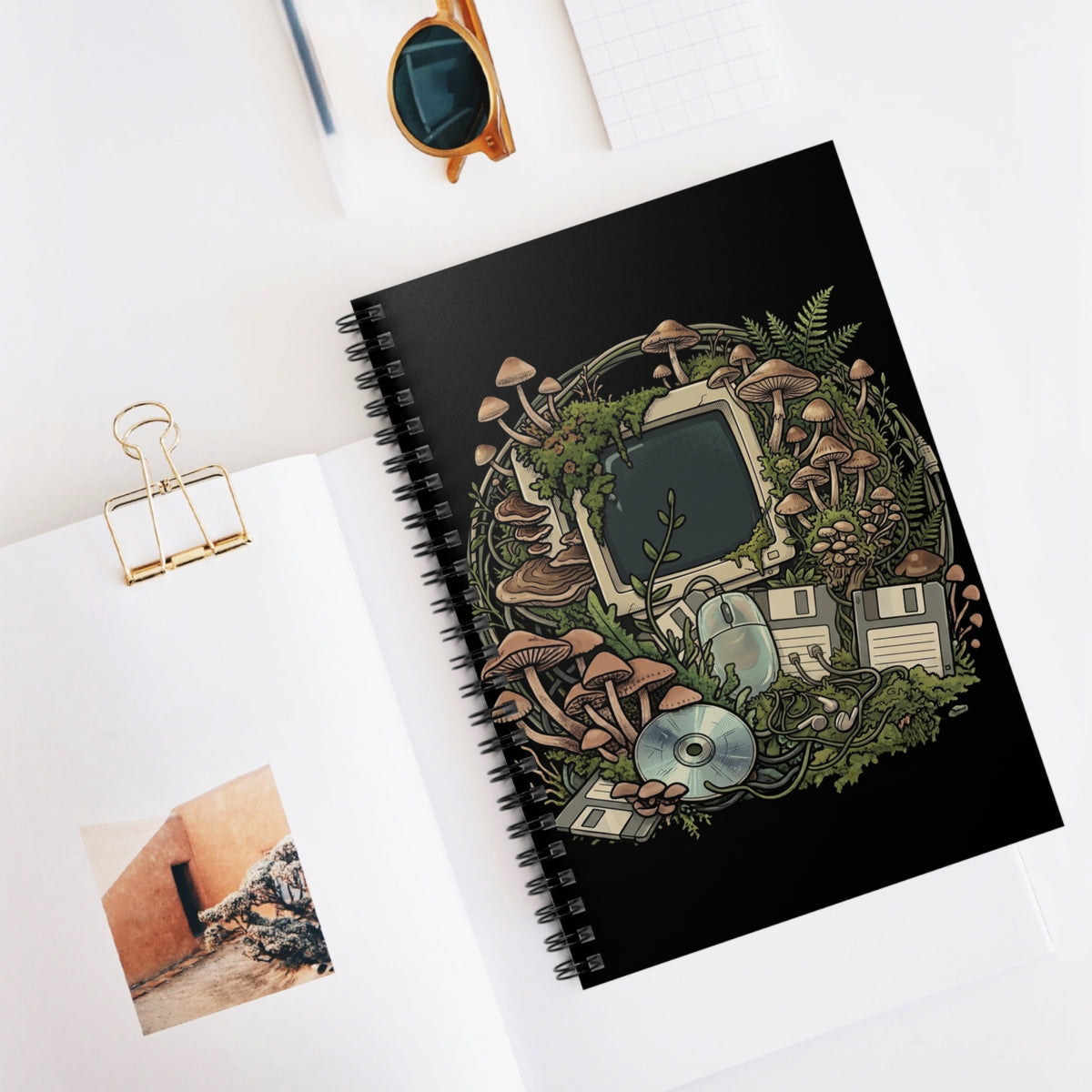 Desktop Terrarium | Spiral Bound Notebook