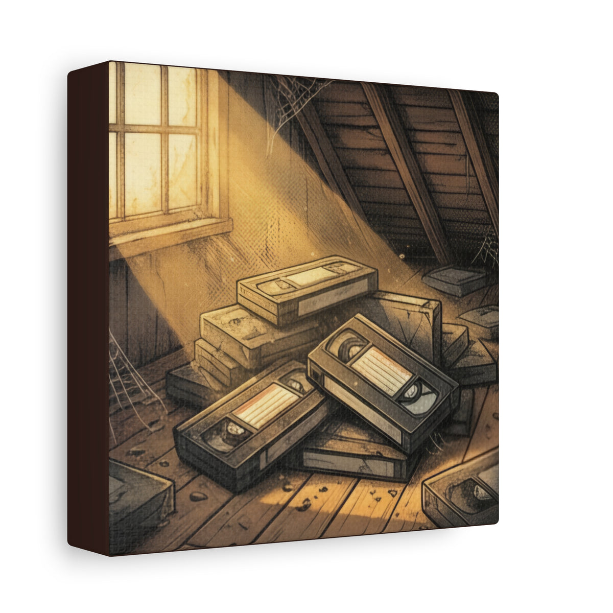 Attic Static | Matte Canvas