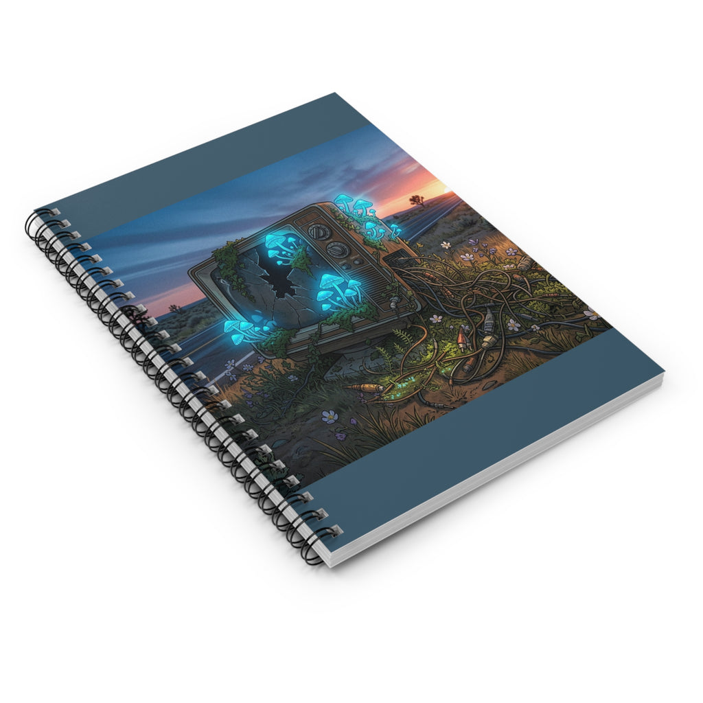 Sunset Static | Spiral Bound Notebook