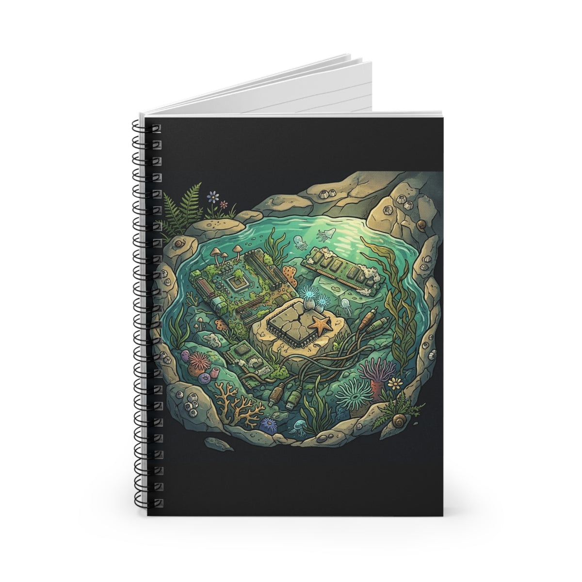 Tidal Mainboard | Spiral Bound Notebook