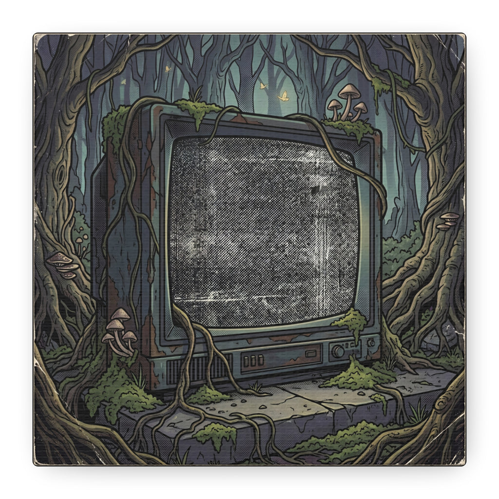 Forest Static | Matte Canvas