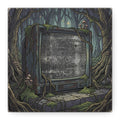 Forest Static | Matte Canvas