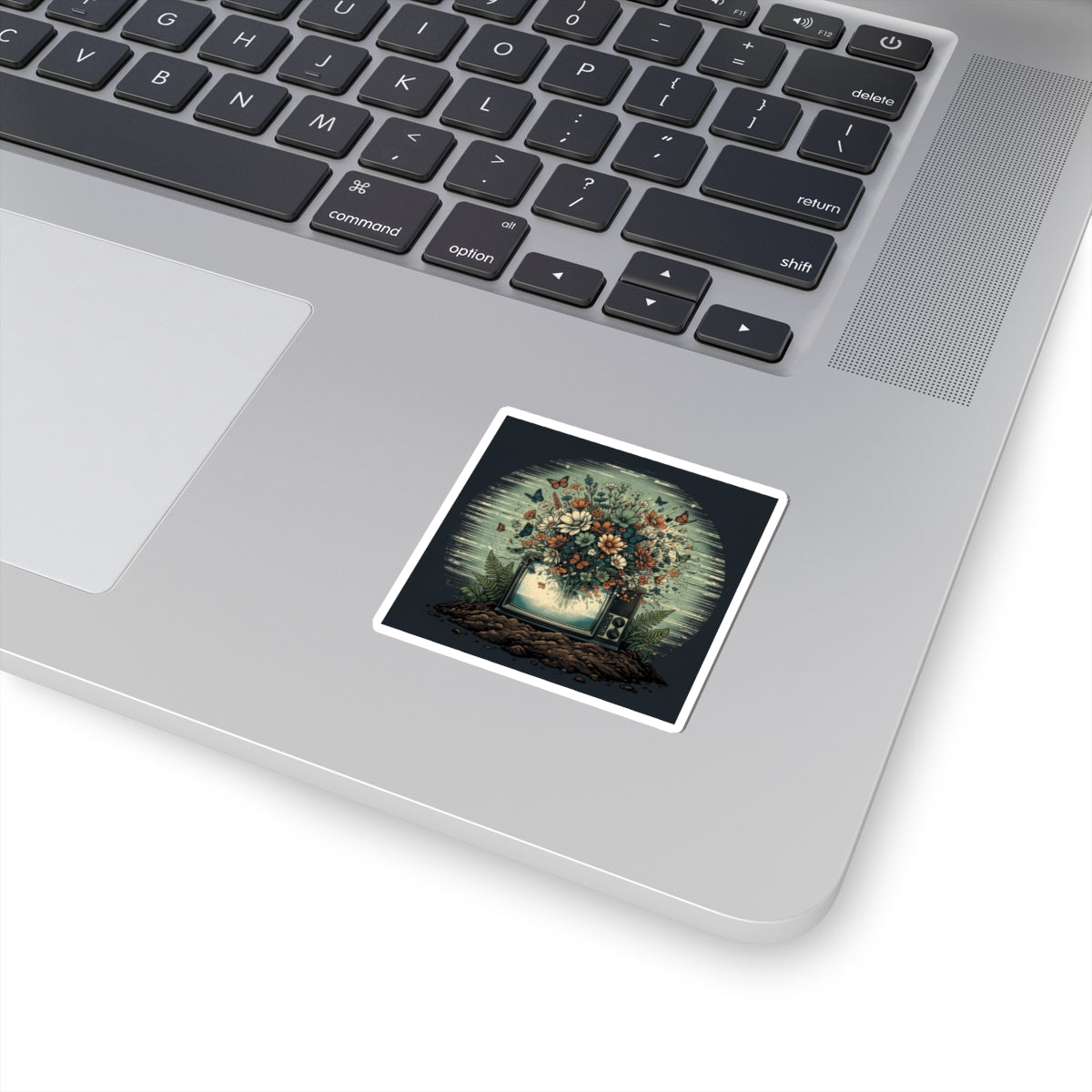 Static Bloom | Kiss-Cut Sticker