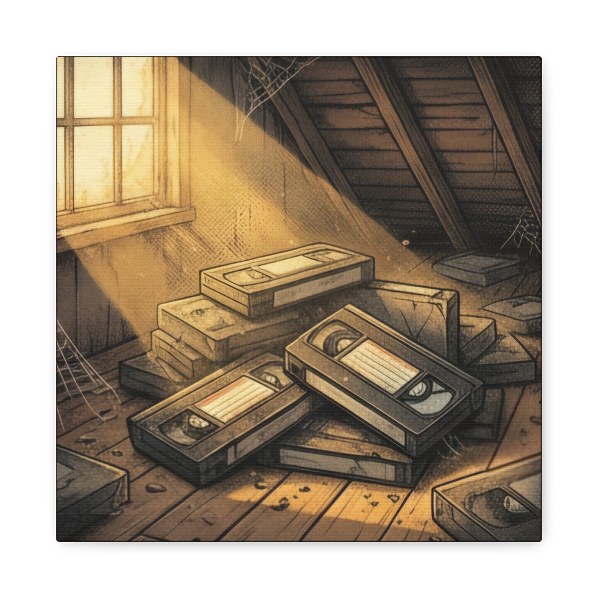 Attic Static | Matte Canvas