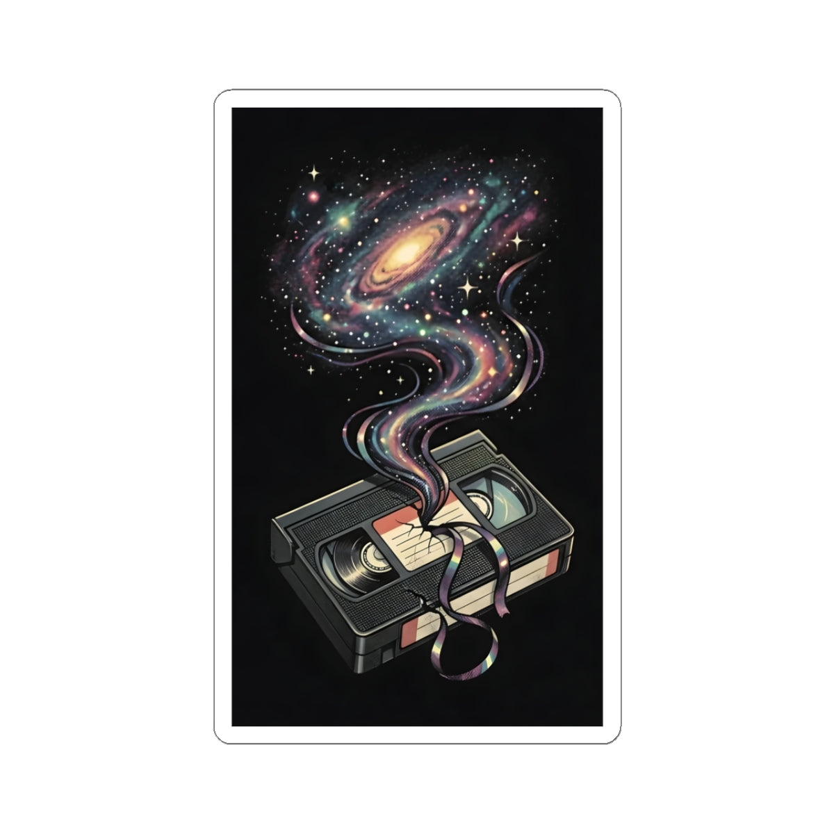 VHS Galaxy | Kiss-Cut Sticker