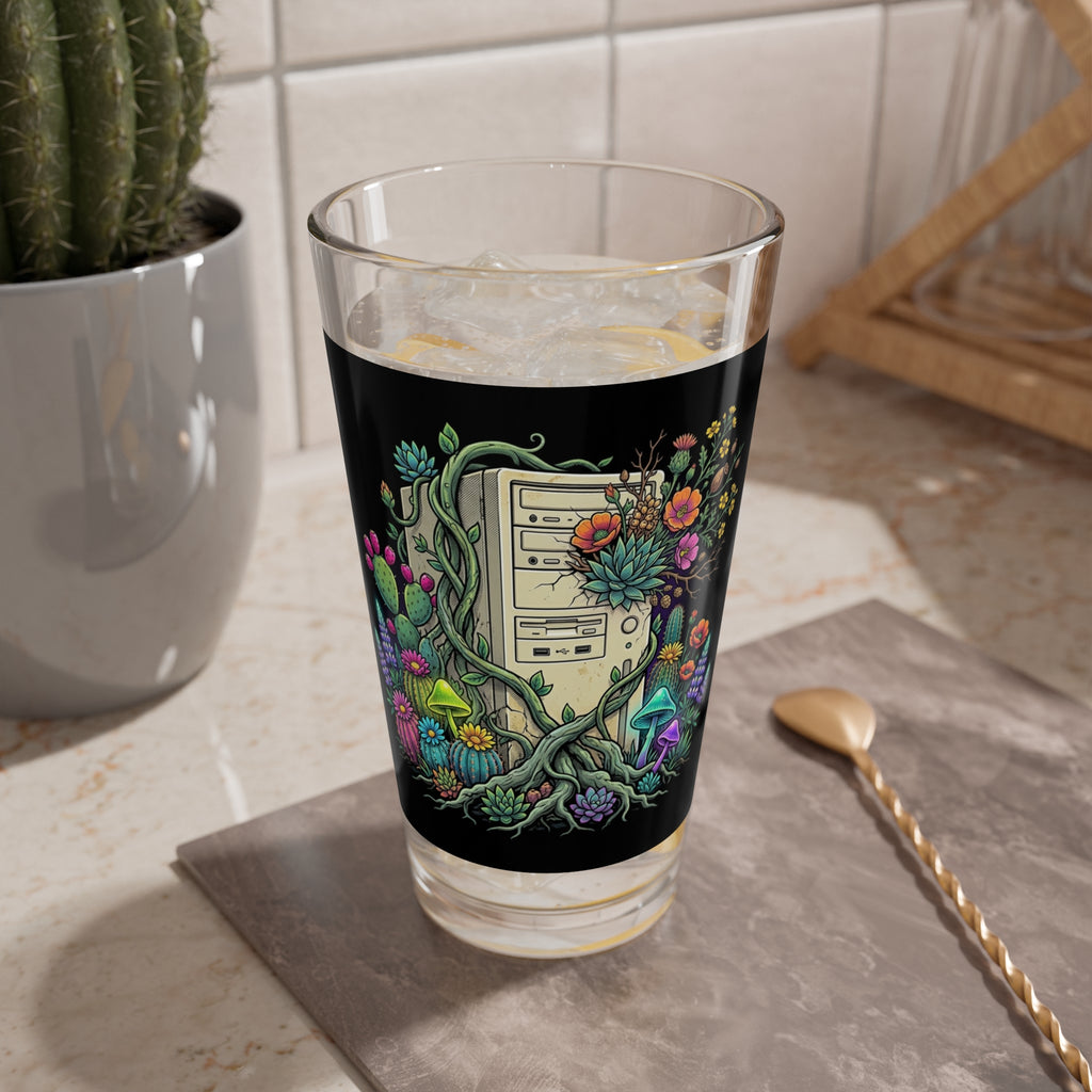 Flower Tower | 16 oz Glass