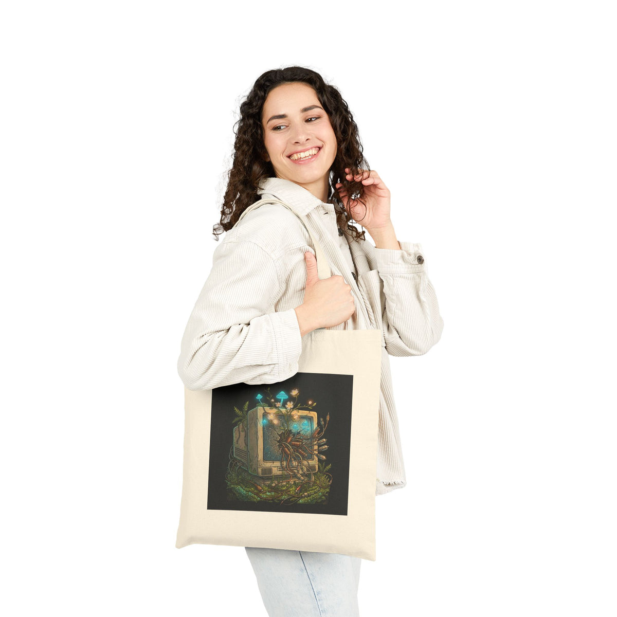 Filament Bloom | Canvas Tote Bag