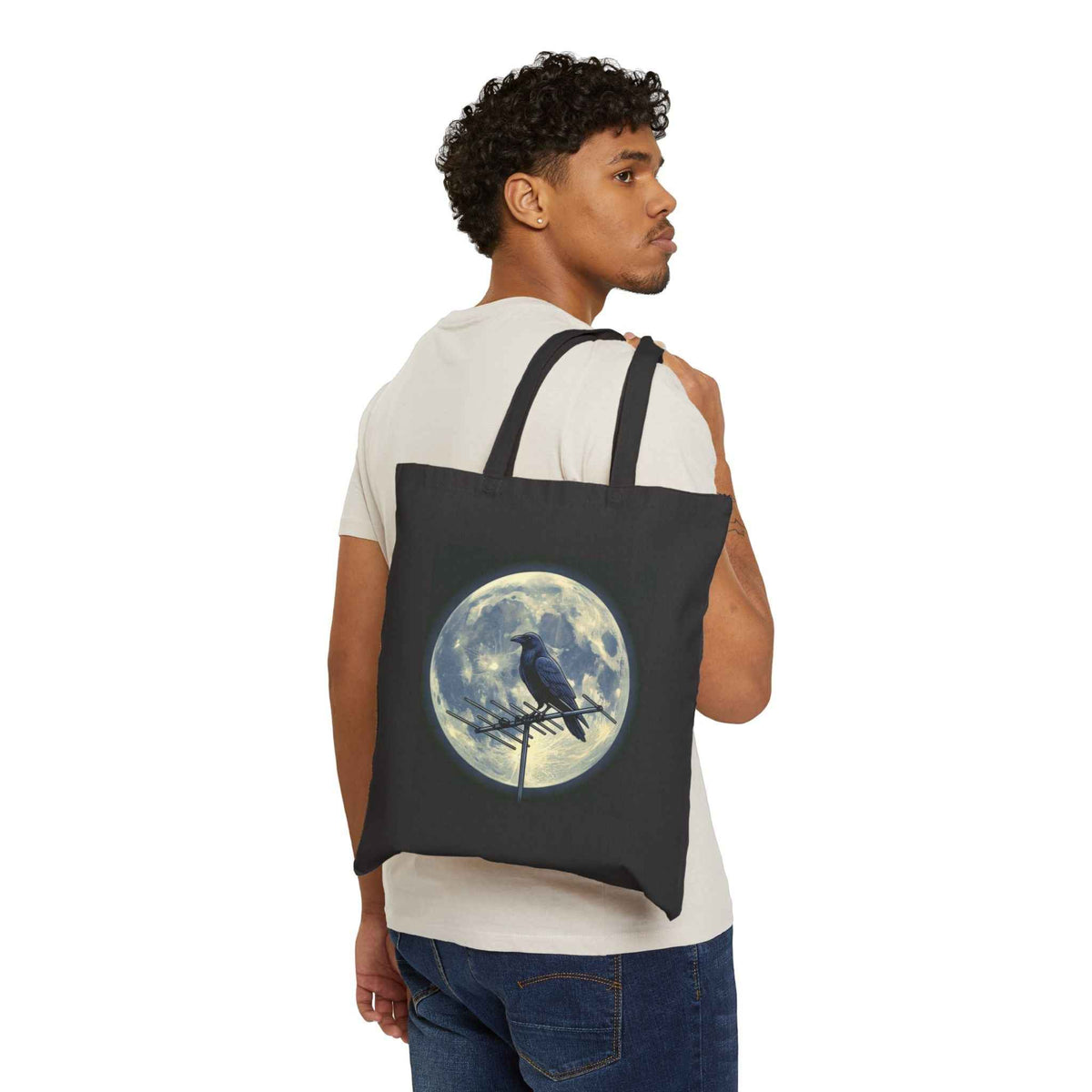 Crow on Antenna | Tote Bag