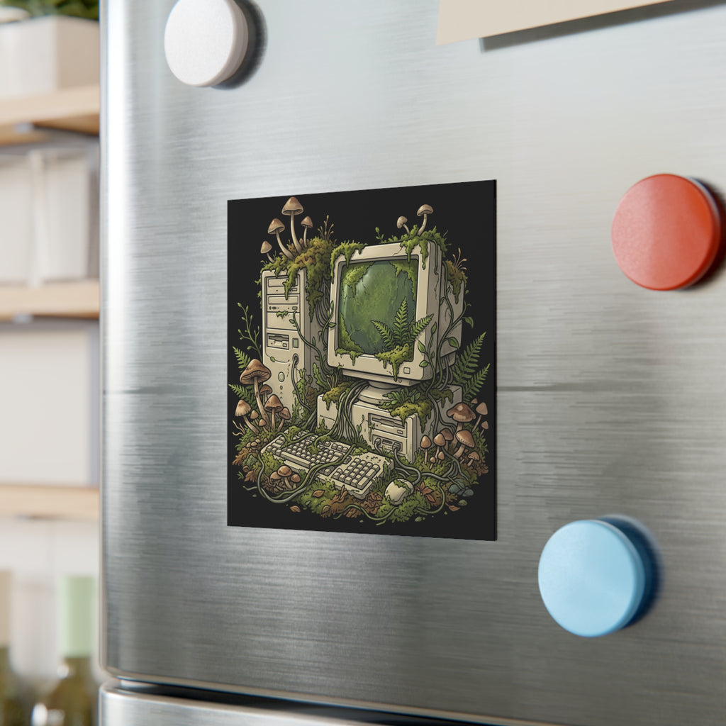 Forest Terminal | Square Fridge Magnet