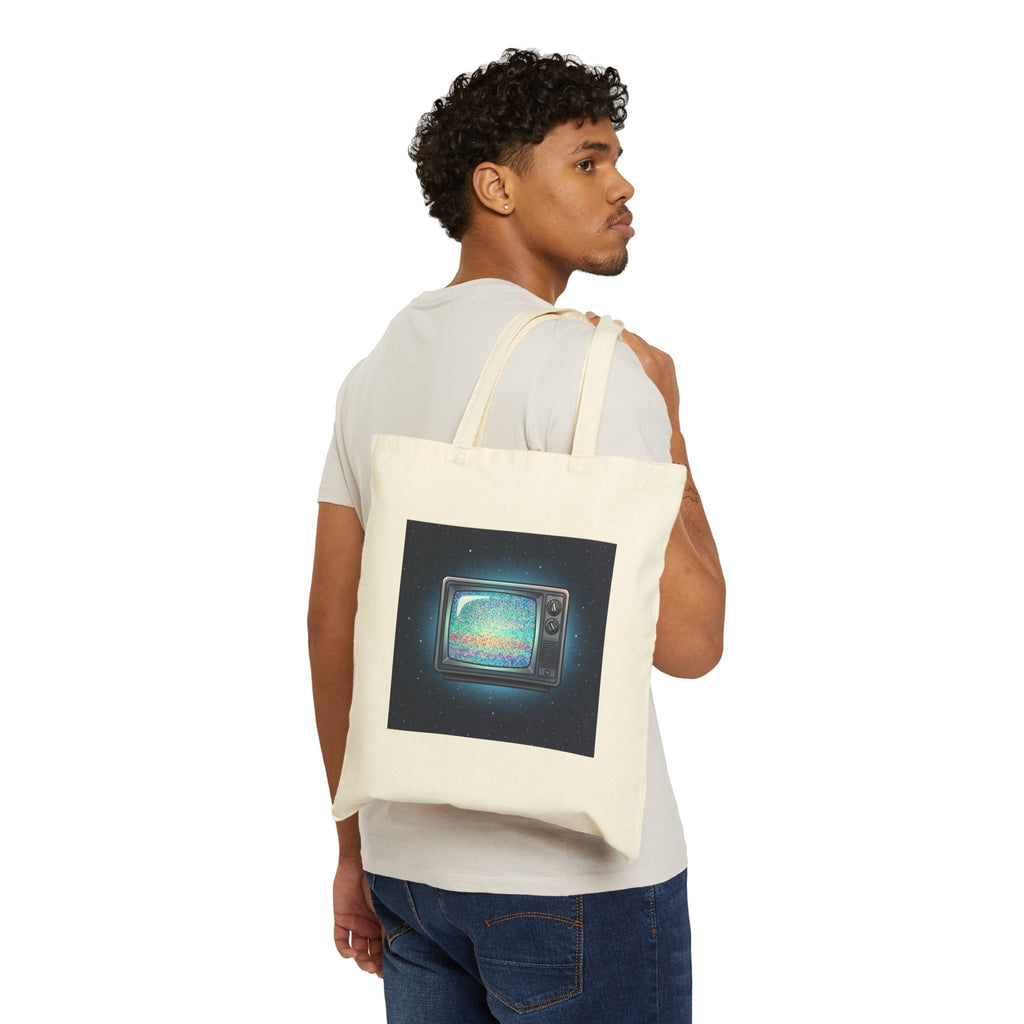 Deep Space Static | Canvas Tote Bag