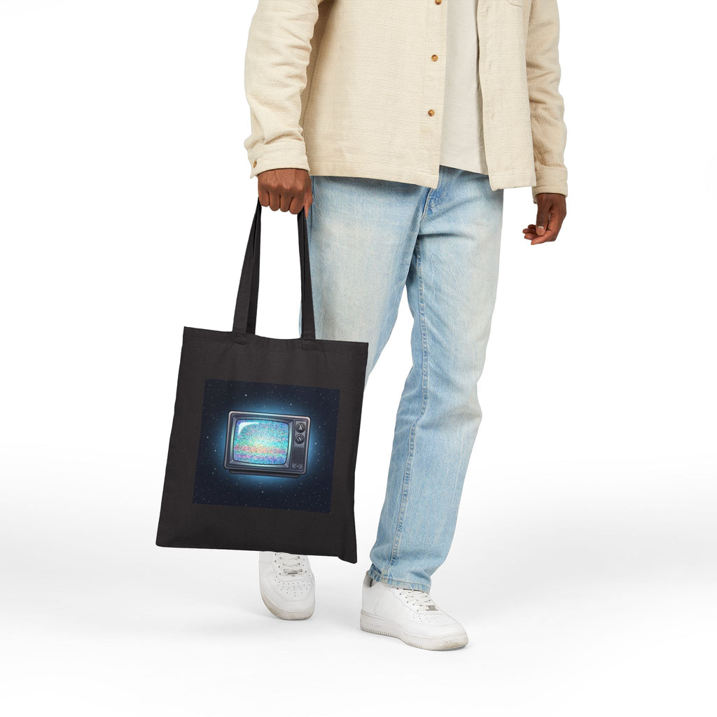 Deep Space Static | Canvas Tote Bag