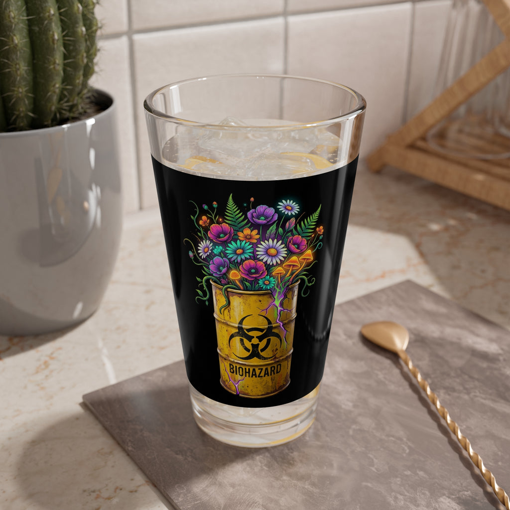 Biohazard Bloom | 16 oz Glass