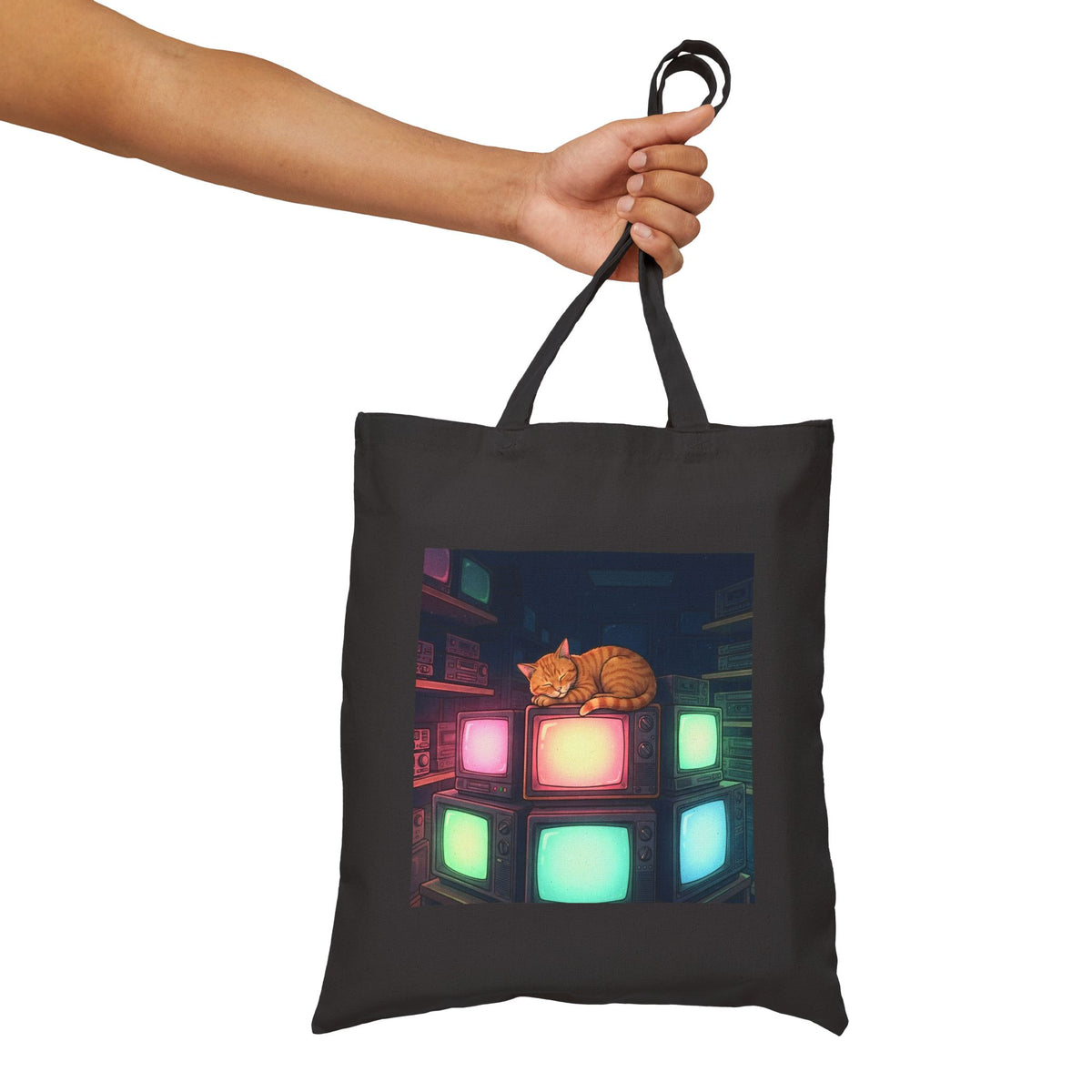 Warm Static | Canvas Tote Bag