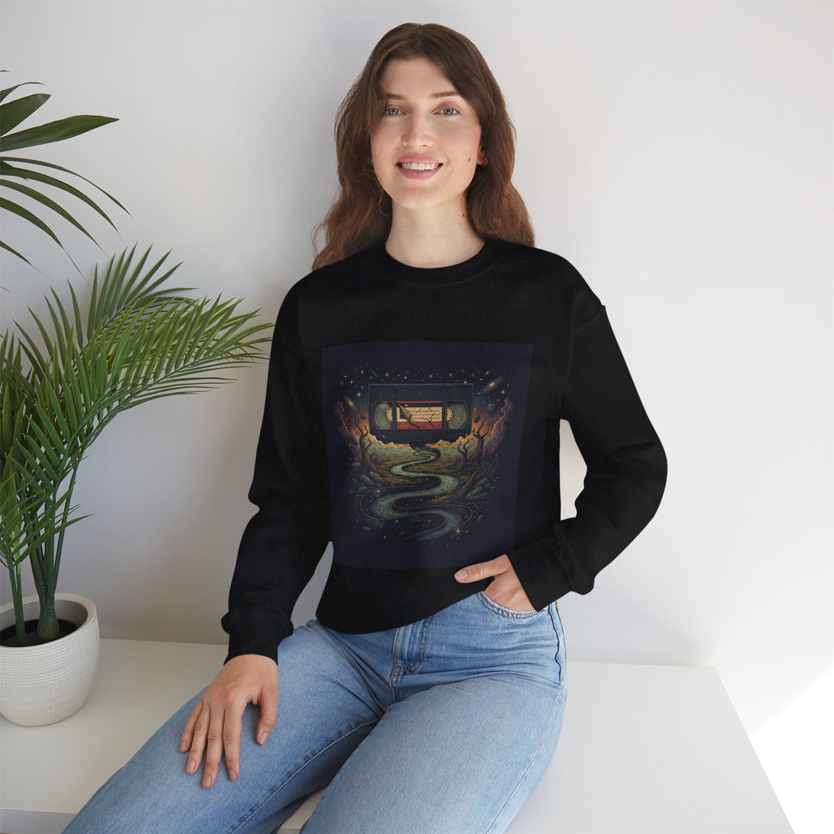 Cosmic Rewind | Crewneck Sweatshirt