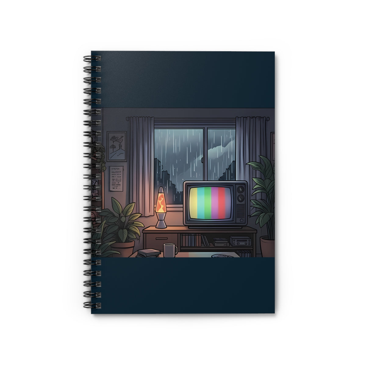 Rainy Night Broadcast | Spiral Bound Notebook