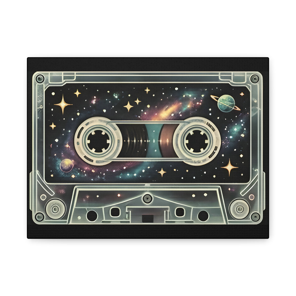 Galaxy Cassette Tape | Matte Canvas