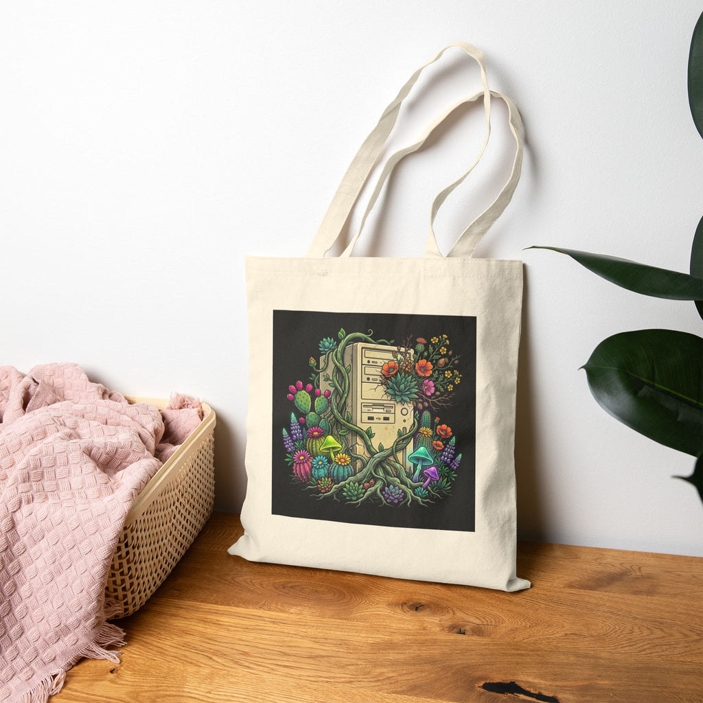 Flower Tower | Canvas Tote Bag
