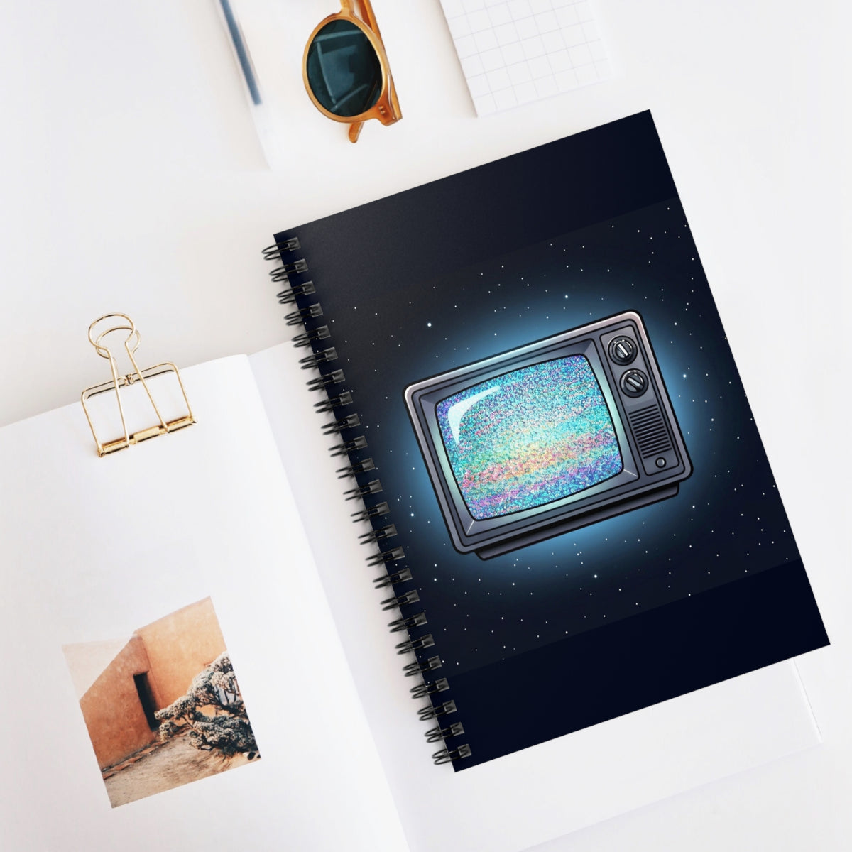 Deep Space Static | Spiral Bound Notebook