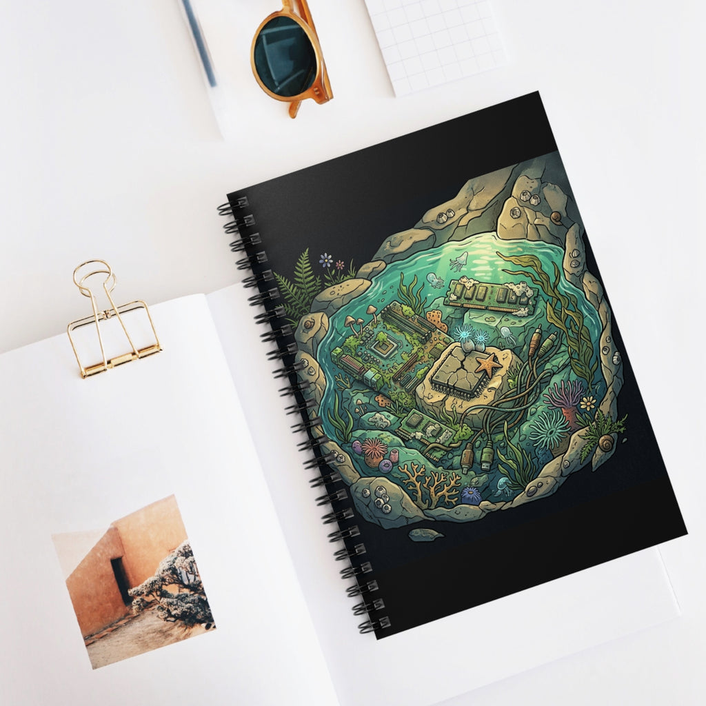 Tidal Mainboard | Spiral Bound Notebook