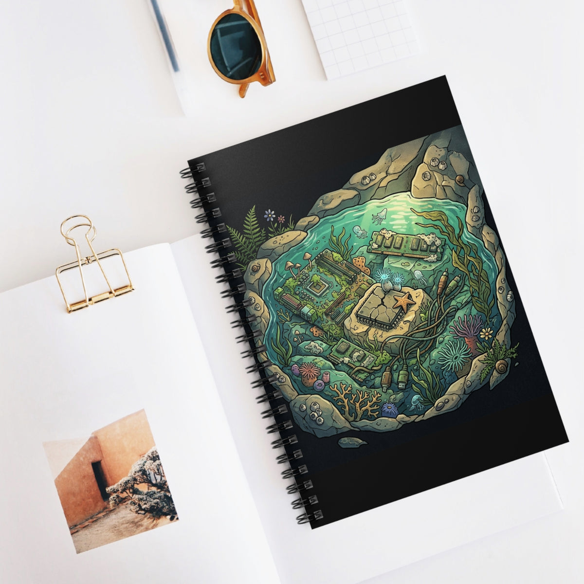 Tidal Mainboard | Spiral Bound Notebook