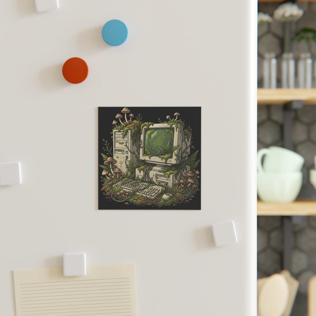 Forest Terminal | Square Fridge Magnet
