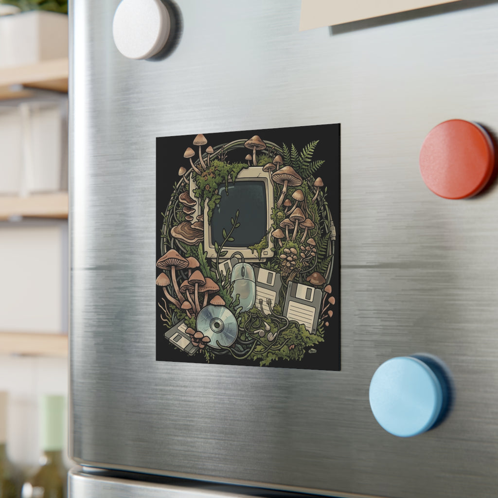 Desktop Terrarium | Square Fridge Magnet