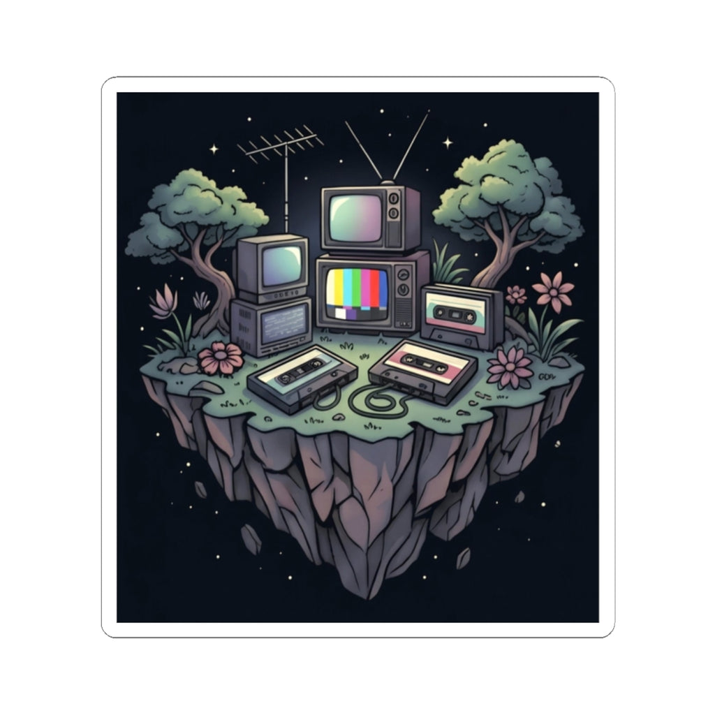 Floating Island | Kiss-Cut Sticker